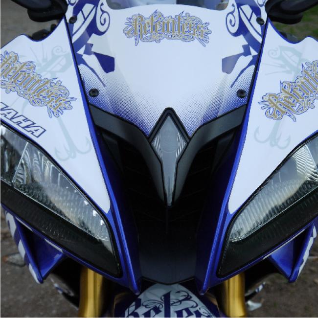 YAMAHA R6 08-16 Streetrace Dekor Stickerkit Aufkleberset