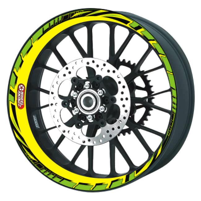 Wheelskinzz® rf_schwarz_if_gelb_df_gruen_tx_ohne