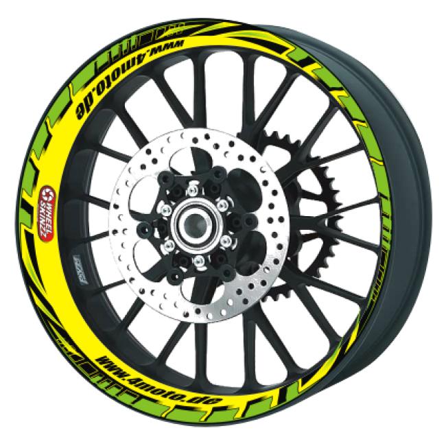Wheelskinzz® rf_schwarz_if_gelb_df_gruen_tx_schwarz