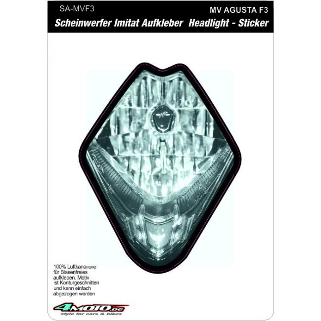 Scheinwerfer Imitat Aufkleber MV Agusta F3 Headlight Stickers