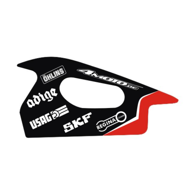 Swingarm decal Dekor Aprilia RSV4 black/Red