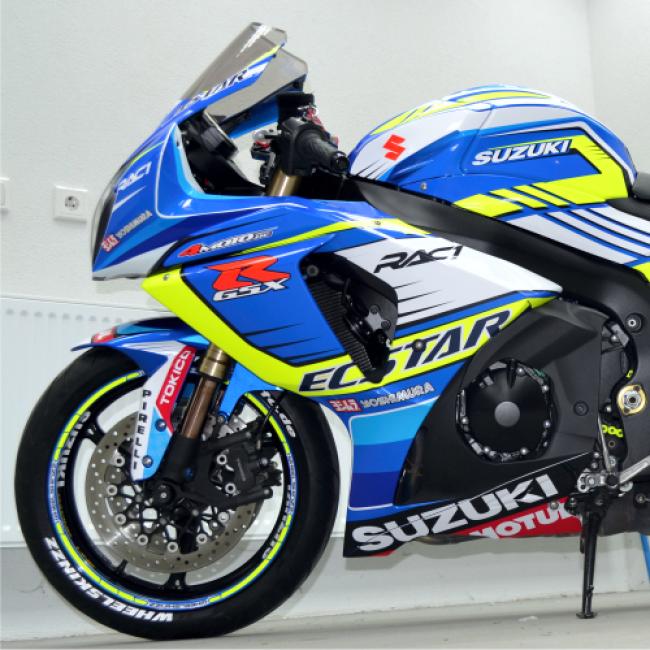 Suzuki GSX-R 1000 K9 09-16 "RAC1" Dekor Stickerkit