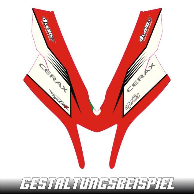 Aprilia RSV4 2009 - 2015 - Template Schnittvorlage Cutcontour