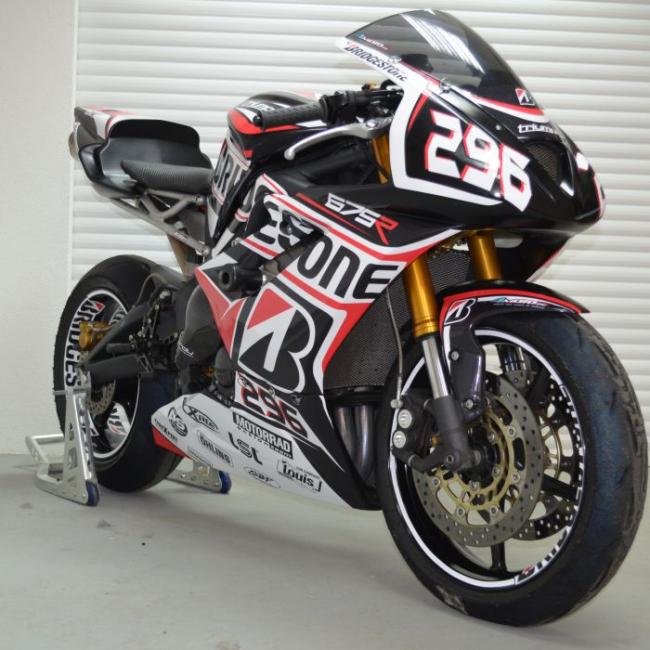 TRIUMPH Daytona 675R 11-12 Racing Dekor Stickerkit BS