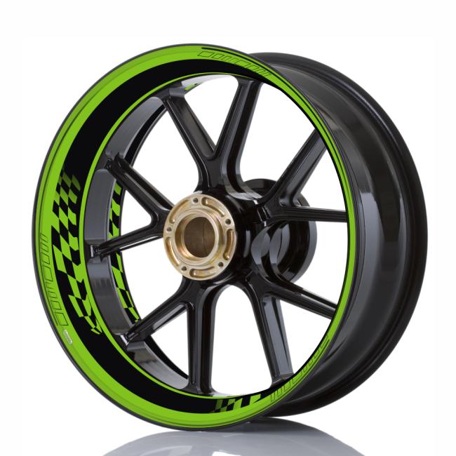 Wheelskinzz® "RACE FLAG" Grün