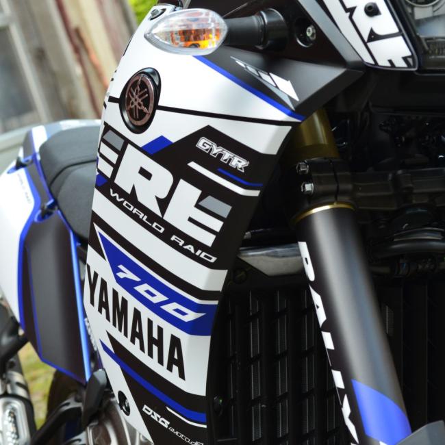 YAMAHA Tenere 700 2019- Dekorkit "RALLEY" - White-Blue YAMAHA Tenere 700 2019- Dekorkit "RALLEY" - White-Blue