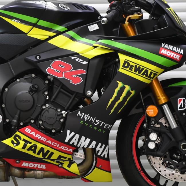 YAMAHA R1 (RN32/49) 15-19 "Tech3 Jonas Folger #94 Replica" Dekor Stickerkit