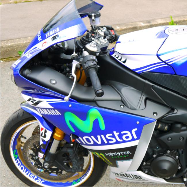 YAMAHA R1 (RN22) 09-14 Replica MotoGP Dekor Stickerkit