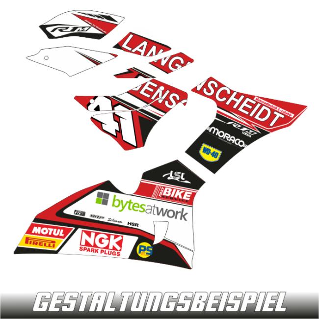 YAMAHA R1 / R1M Racing Racefairing Template 2015-