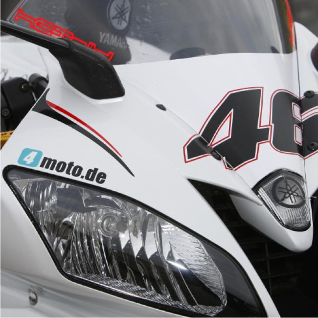 YAMAHA Replica Dekor Stickerkit Aufkleberset Universal