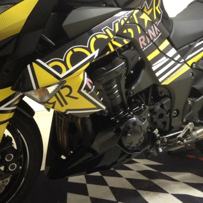 Kawasaki Z1000 "Rockstar" 10-13 Dekor Stickerkit