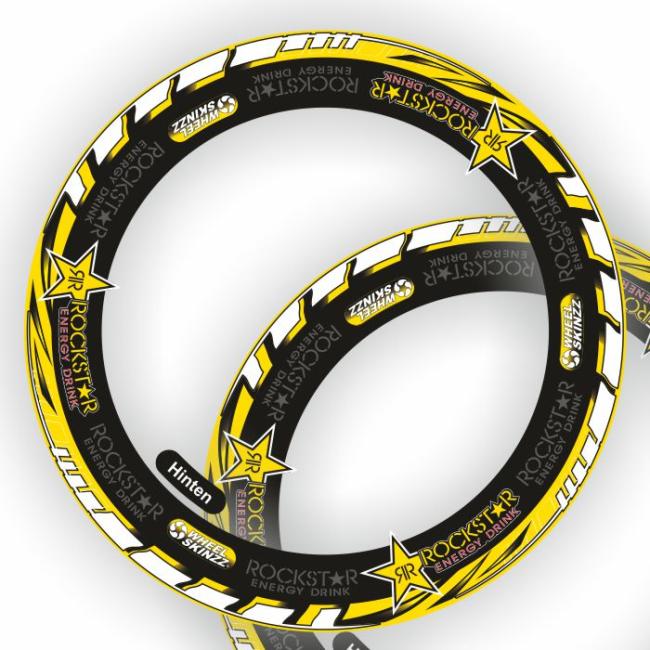 Kawasaki Z1000 "Rockstar" 10-13 Dekor Stickerkit