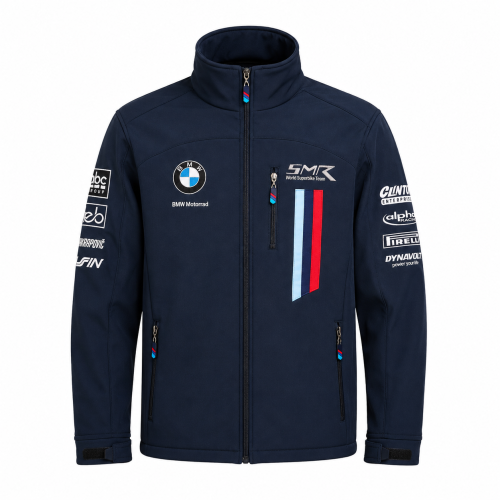 BMW Motorrad SMR World Superbike Team Softshell-Jacke | Dunkelblau