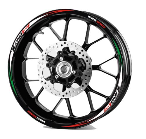 Aprilia Tuono V4 - Tricolore Rim Stripes RACE-Style