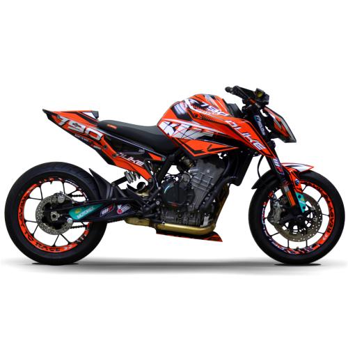 KTM DUKE 790 / 890 ab 2018- Dekor Stickerkit Pro