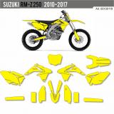 Suzuki RM-Z 250 2010-2017 Template Schnittvorlage Cutcontour