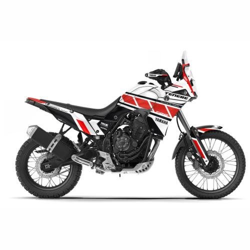 YAMAHA Tenere 700 2019- Dekorkit "Classic" Rot Weiß