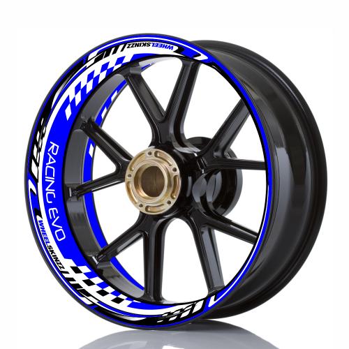Wheelskinzz® "Racing Evo" Blue/White/Black