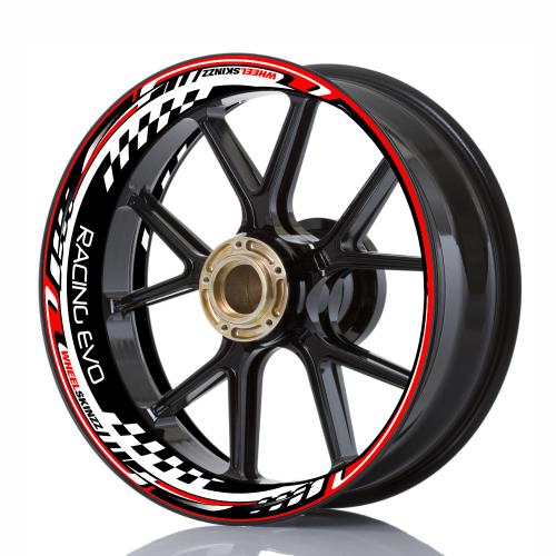 Wheelskinzz® "Racing Evo" Red/White/Black