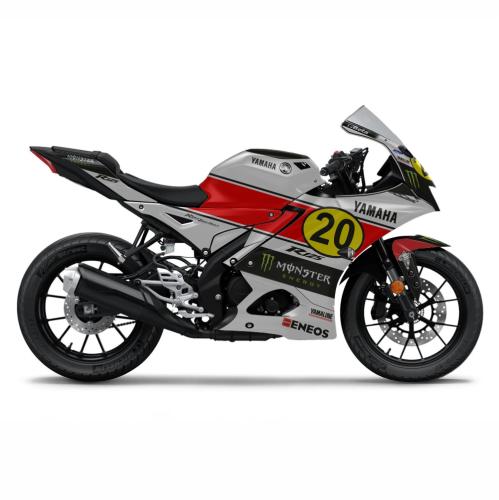 YAMAHA R125 (23-_) "SILVERSTONE 2024" Dekor Stickerkit