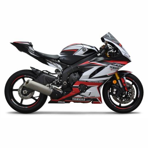 YAMAHA YZF-R6 (17-_) "4Race" Dekor Stickerkit