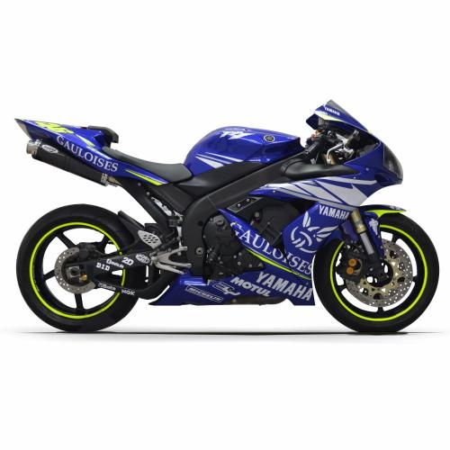 YAMAHA R1 (RN12) 04-06 Replica Dekor Stickerkit Aufkleberset GAULOISES