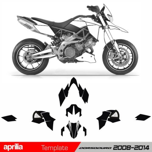 Aprilia Dorsoduro 2008-2014 - Template