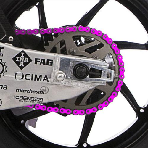 Kettenaufkleber Chainskinzz® Neon Pink