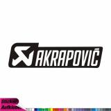 - Akrapovic - Aufkleber Sponsorenaufkleber Sticker