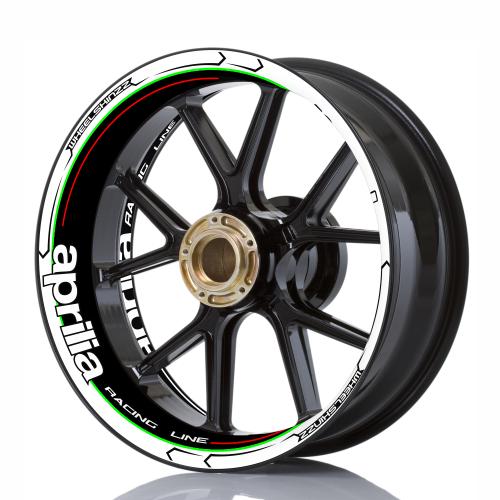 Wheelskinzz® aprilia "Racing Line" Tricolore